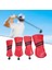 Golf Baş Örtüleri Seti Golf Baş Örtüleri Etiketli Su Geçirmez Kapaklar Driver Woods Kırmızı (Yurt Dışından) 5