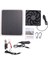 Güneş Paneli Egzoz Fanı 20W 12V USB Güneş Enerjili Fan Açık IP65 Su Geçirmez Taşınabilir Vantilatör Egzoz Fanı (Yurt Dışından) 4