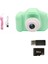 Çocuk Çocuk Kamera Mini Dijital Kamera 1080P Hd Ekran Kamera Video Kamera 8 Mp Açık Oyuncak (Yeşil) (Yurt Dışından) 1