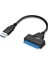 Usb3.0 Kolay Sürücü Hattı Sata 22PIN - USB Aktarım Kablolama Bilgisayarı 2,5 Inç Katı Hal Mekanik Mobil USB(22CM) (Yurt Dışından) 1