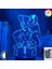 Saitama 3D LED Lamba Anime Gece Lambası Dokunmatik Ayarlama Saitama2 (Yurt Dışından) 2