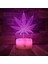 420 Yaprak 3D LED Masa Lambası Gece Lambası Optik Vis (Yurt Dışından) 3