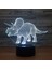 3D Dinozor Gece Lambası Dokunmatik Uzaktan Kumanda Switc (Yurt Dışından) 1