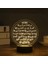 USB ile Güçlendirilmiş Yaratıcı 3D Eıd Mübarek Led'i Yakın A (Yurt Dışından) 1