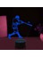 3D Beyzbol Oyuncusu Gece Lambası LED Dokunmatik Anahtar De (Yurt Dışından) 3