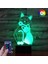 Optik Illüzyon 3D Kedi Gece Lambası USB (Yurt Dışından) 1