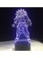 3D LED Gece Işığı Lambası Süper Saiyan Tanrı Gok (Yurt Dışından) 2