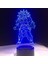 3D LED Gece Işığı Lambası Süper Saiyan Tanrı Gok (Yurt Dışından) 4