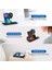 3 In 1 Kablosuz Şarj Standı Pedi iPhone 14 13 12 11 x Apple Watch 8 7 Katlanabilir 15W Telefon Hızlı Şarj Istasyonu (Yurt Dışından) 3