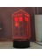 Tardis Polis Kulübesi 3D LED Gece Lambası USB (Yurt Dışından) 1