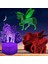 Çocuklar Için 3D Köpekbalığı Gece Lambası, Illüzyon LED Lamba (3p Unicorn1) (Yurt Dışından) 1