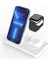 IPhone 14 13 12 11 x Apple ve Samsung Pro Watch Hızlı Şarj Istasyonu Istasyonu Için 30W 4'ü 1 Arada Kablosuz Şarj Standı (Yurt Dışından) 1