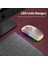 Yükseltme Pc Fare Kablosuz LED Şarj Edilebilir Sessiz Kablosuz Fare Dizüstü Bilgisayar Faresi, USB Tip-C Alıcılı 2.4g USB Fareler Bilgisayar/pc/tablet ile Uyumluluk (Gül Altın) (Yurt Dışından) 2