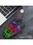 X801 Şarj Edilebilir USB 2.4g Kablosuz Rgb Işık Petek Oyun Faresi Masaüstü Pc Bilgisayarlar Dizüstü Dizüstü Fare Mause Gamer Sevimli (Yurt Dışından) 5