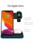 3'ü 1 Arada Kablosuz Şarj Standı 15W Hızlı Şarj Standı Istasyonu IPhone Samsung Huawei Apple Watch 5 4 3 2 Dropship (Yurt Dışından) 3