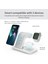 Katlanabilir 3'ü 1 Arada Kablosuz Şarj Istasyonu iPhone 11 12 Pro 13 14 Plus Apple Watch 7/6 Samsung Galaxy Watch Için (Yurt Dışından) 3