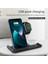 Katlanabilir 3'ü 1 Arada Kablosuz Şarj Istasyonu iPhone 11 12 Pro 13 14 Plus Apple Watch 7/6 Samsung Galaxy Watch Için (Yurt Dışından) 4