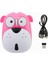 Kablosuz Fare Sevimli Hayvan Köpek 2.4 Ghz Kablosuz Fare Mini Şarj Edilebilir Optik Fareler Karikatür Bilgisayar Fare Dizüstü Masaüstü Pc Bilgisayar Için 3 Düğmeler (Pembe) (Yurt Dışından) 1