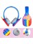 Kızlar Için Bluetooth Kulaklıklar Kablosuz Kadın Erkek Fidget Bubbles Sevimli Kablosuz Oyun Kulaklığı Kulak Üstü Akıllı Telefon Tablet Pc Için Dahili Mikrofon, Mavi (Yurt Dışından) 4