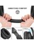 Bluetooth Kulaklık Kulak Üstü, Katlanabilir Kablosuz ve Kablolu Stereo Kulaklık Mikro Sd/tf, Cep Telefonu, Pc Için Fm, Yumuşak Kulaklıklar ve Uzun Süreli Kullanım Için Hafif (Siyah) (Yurt Dışından) 2