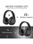 Bluetooth Kulaklık Kulak Üstü, Katlanabilir Kablosuz ve Kablolu Stereo Kulaklık Mikro Sd/tf, Cep Telefonu, Pc Için Fm, Yumuşak Kulaklıklar ve Uzun Süreli Kullanım Için Hafif (Siyah) (Yurt Dışından) 3