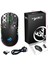 Kablosuz Fare Üç Modlu Bt + 2.4gusb Şarj Edilebilir Optik Rgb Glow 6 Anahtar 3600 Dpı Dizüstü Ofis Gamer Için USB Alıcılı (Yurt Dışından) 1
