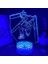 Testere Adam 3D LED Anime Figürü Lav Lambası Neon Ni (Yurt Dışından) 3