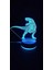 Tyrannosaurus Rex Dinozor Sanat Lambası, 7 Renk 3D Brontosaurus (Yurt Dışından) 2