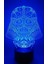 Spiral Tornado 3D Gece Lambası LED Illüzyon Lambası Darth Vader Olun (Yurt Dışından) 4