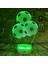 3D Futbol Futbol Gece Lambası LED Dokunmatik Anahtarı Aralık (Yurt Dışından) 2