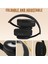 Mikrofonlu Kulak Üstü Bluetooth Kulaklık, Bt Kulaklık, Katlanabilir Kablosuz ve Kablolu Stereo Kulaklık Mikro Sd/tf, Fm, Yumuşak Kulaklıklar ve Uzun Süreli Kullanım Için Hafif (Siyah) (Yurt Dışından) 5