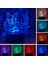 Pet Kedi Oyuncakları Uzaktan Kumandalı 3D LED Akrilik Gece Lambası (Yurt Dışından) 1