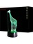 3D Zürafa Gece Lambası USB Dokunmatik Anahtar Dekor Masası (Yurt Dışından) 1
