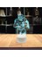 , Müzik 3D LED Masa Lambası, Caz Trompet I 8" x 10" Beyaz Taban Koşu Oyuncu Adam Takım Üyesi Maç Günü (Yurt Dışından) 3