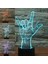 3D Seni Seviyorum Burcu Gece Lambası LED Dokunmatik Anahtar De (Yurt Dışından) 1