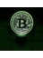 3D Bitcoin Burcu Gece Lambası Uzaktan Kumanda Gücü T (Yurt Dışından) 4