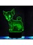 3D Chihuahua Köpek Hayvan Gece Lambası Köpek Yavrusu Masa La (Yurt Dışından) 1