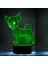 3D Chihuahua Köpek Hayvan Gece Lambası Köpek Yavrusu Masa La (Yurt Dışından) 3
