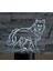 3D Kurt Köpeği Hayvan Gece Lambası Illus (Yurt Dışından) 4