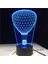 3D LED Illüzyon Lamba, Gece Lambası 16 Renk Dimmab (Yurt Dışından) 2