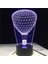 3D LED Illüzyon Lamba, Gece Lambası 16 Renk Dimmab (Yurt Dışından) 4