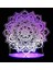 3D Çiçek Gece Lambası Illusion 7 Col (Yurt Dışından) 4