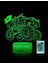 3D Gorilla Lamba Optik Illüzyon Gece Lambası, 16 Co Monster Truck B 1p (Yurt Dışından) 1