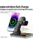 30W Katlanabilir Hızlı Kablosuz Şarj Standı iPhone 14 13 12 Pro Apple Samsung Izle 8 7 6 5 Airpod 3 In 1 Şarj Istasyonu Istasyonu (Yurt Dışından) 3