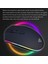 Kablolu Sessiz Fare Oyun 2400 Dpı Ofis Faresi Rgb Solunum Işığı ile Pc Dizüstü Dizüstü Bilgisayar Oyunu (Yurt Dışından) 5