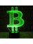 3D Bitcoin Gece Lambası Illusion 7 Co (Yurt Dışından) 1