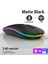 Şarj Edilebilir Bluetooth Kablosuz Fare 2.4 Ghz USB Rgb 1600 Dpı Bilgisayar Için Fare Dizüstü Tablet Pc Macbook Oyun Fare Gamer (Yurt Dışından) 1