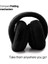 Kablosuz Bluetooth 5.0 Şarj Edilebilir Kulak Üstü Kulaklık Kulaklıkları, Ekstra Yumuşak ve Sıcak Kumaş, Mikrofon, Güçlü Çevresel Stereo Bas ve Pasif Gürültü Engelleme (Siyah) (Yurt Dışından) 2