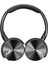 Bluetooth Kablosuz Kulak Üstü Kulaklık Fm Stereo Radyo Kulaklık Mikro Sd Kart Mp3 Çalar Pc/cep Telefonu/seyahat/iş Için Dahili Lityum Pil ve Mikrofon (Siyah) (Yurt Dışından) 2