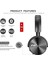 Bluetooth Kablosuz Kulak Üstü Kulaklık Fm Stereo Radyo Kulaklık Mikro Sd Kart Mp3 Çalar Pc/cep Telefonu/seyahat/iş Için Dahili Lityum Pil ve Mikrofon (Siyah) (Yurt Dışından) 3